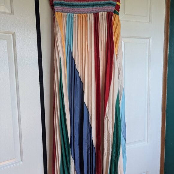 Fresh North multi-colored maxi dress (size L) - Picture 2 of 4